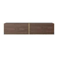 TV spintelė FREJA, riešutas, 140 cm, 2 – spalvos pavyzdys