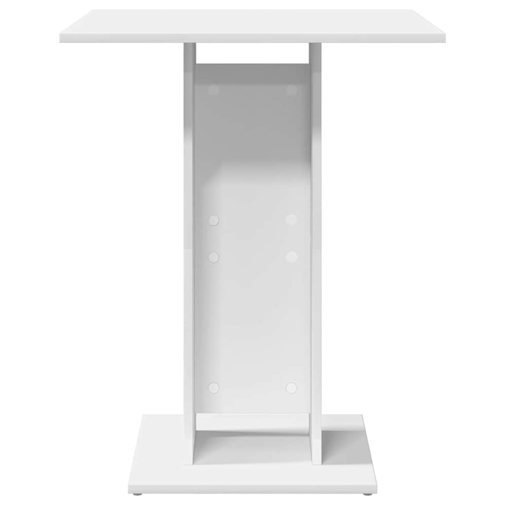Bistro staliukas, baltos spalvos, 60x60x75cm, apdirbta mediena - Namų Idėja