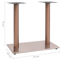 Bistro stalo koja, žalvario spalvos, 70x40x72cm, plienas - Namų Idėja