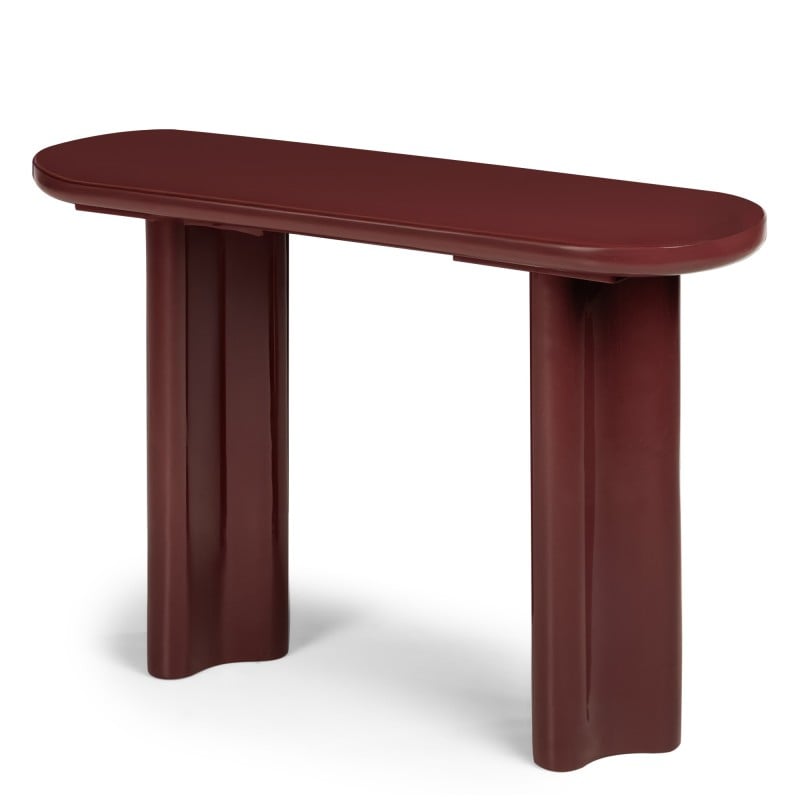Konsolė JALISCO 120 cm, burgundas/rudas