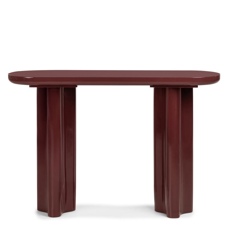 Konsolė JALISCO 120 cm, burgundas/rudas