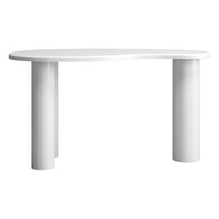 Rašomasis stalas SANTANA 140 cm, baltas