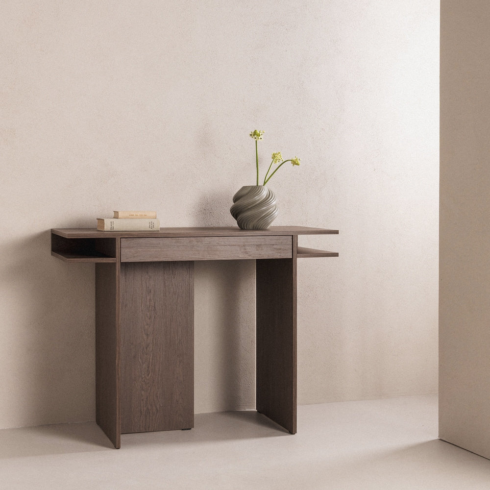 GOLFE Desk, with a drawer, Baltic Storm Oak