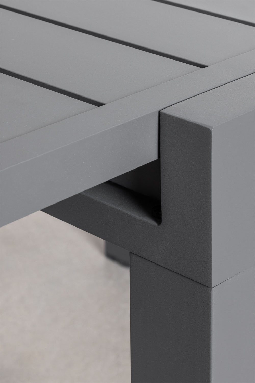 Outdoor table STARMI, square, extendable, graphite grey