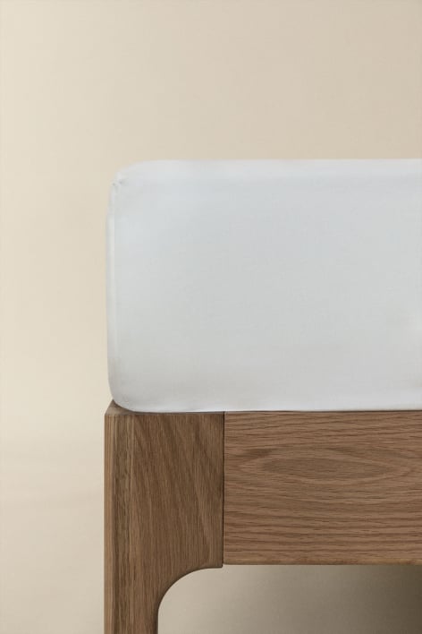 Naktinė spintelė FENEORA 35x30 cm, mango mediena