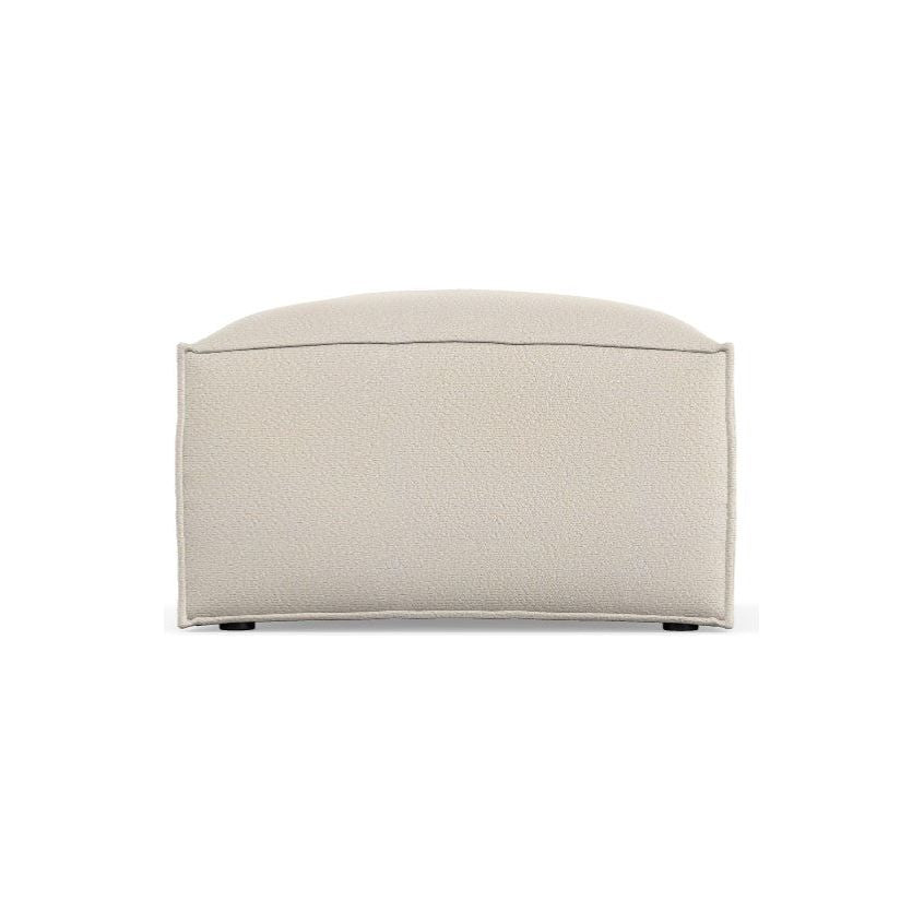 LOFT pufas, balta spalva, boucle