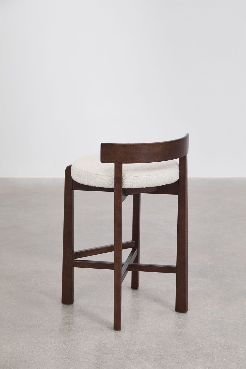 Augsts krēsls MONA, 75cm, buklē audums