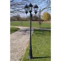 Brighton Trijų Šviestuvų Lauko Žibintas, 230 cm - Namų Idėja