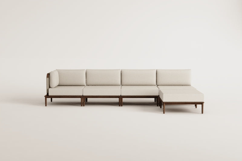 MODENA sofa, 4-piece with ottoman