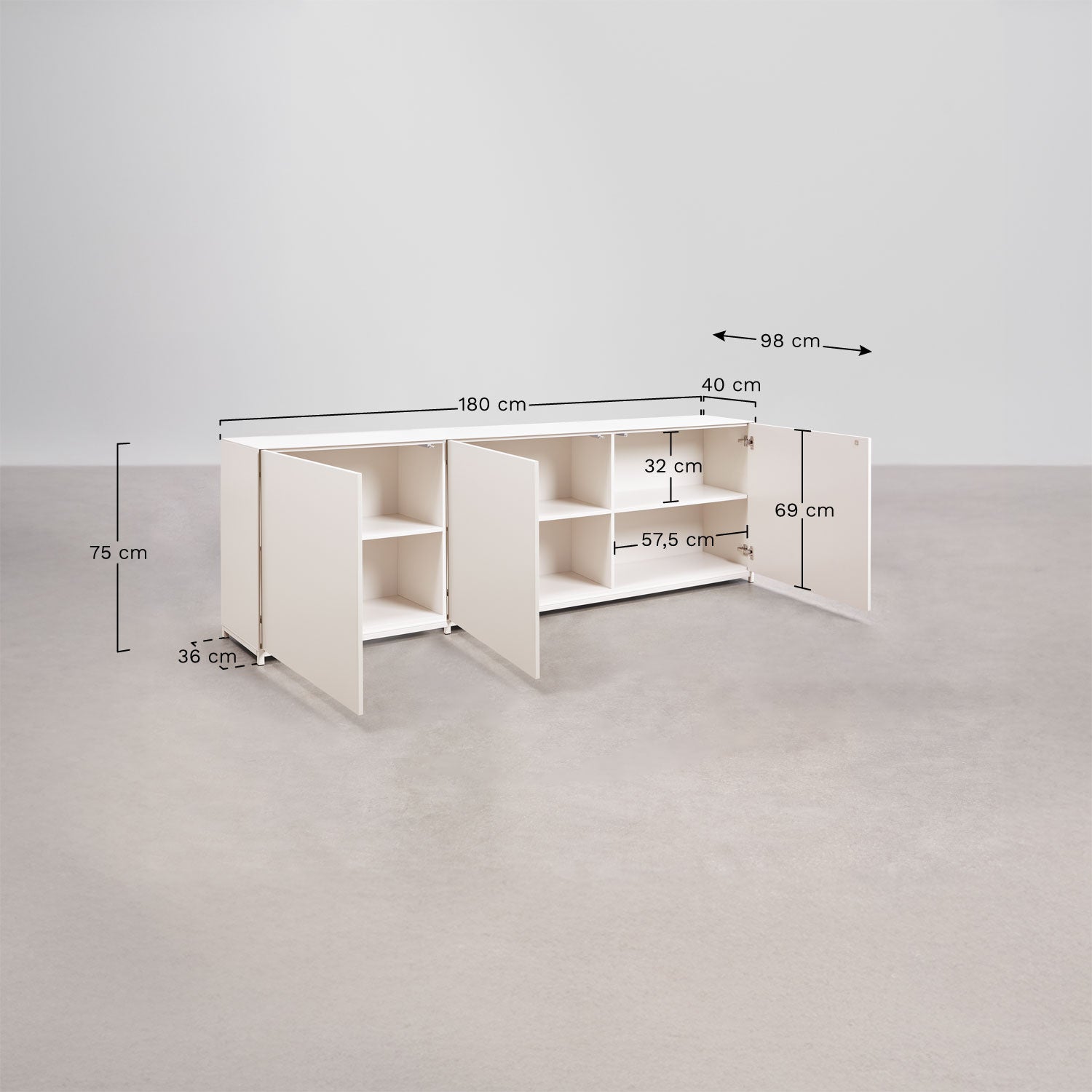 Bufetas DOREERO, MDF