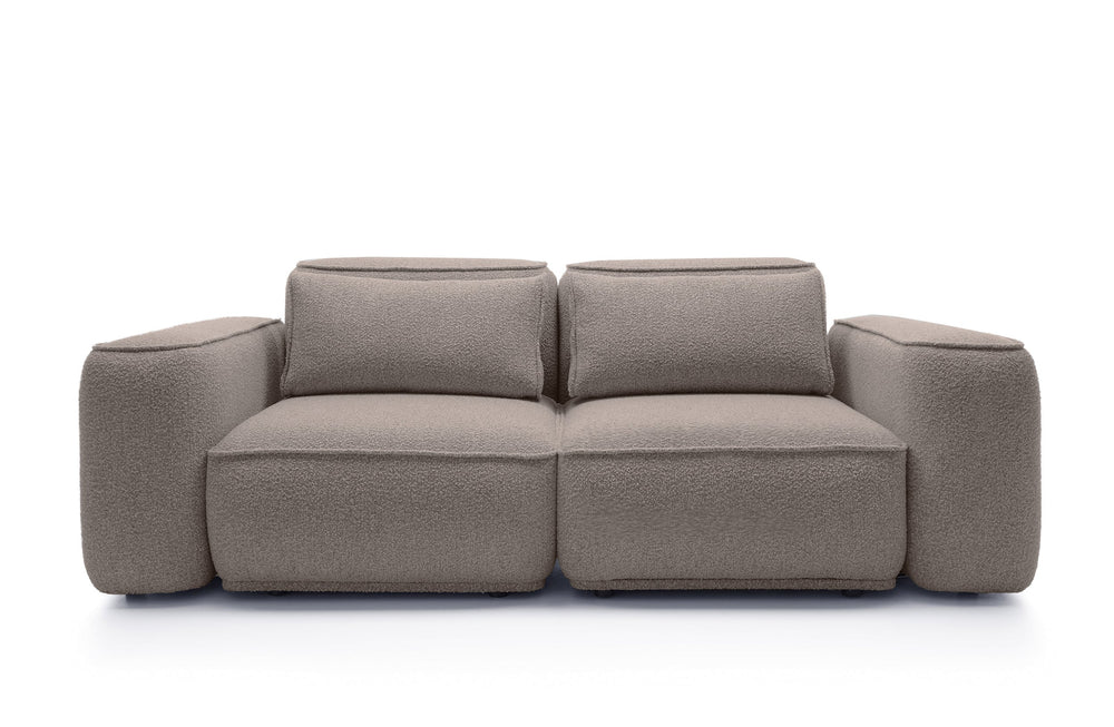 Sofa BILLY 2-vietė, bouclé antilopės