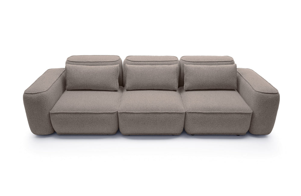 Sofa BILLY 3-vietė, bouclé antilopės