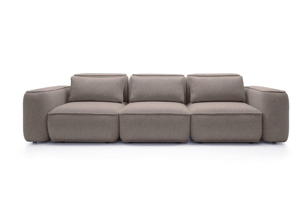 Sofa BILLY 3-vietė, bouclé antilopės