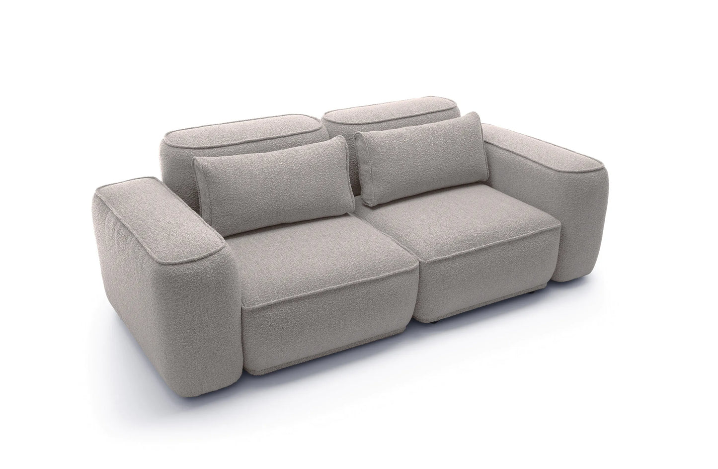 Sofa BILLY 2-vietė, bouclé linų