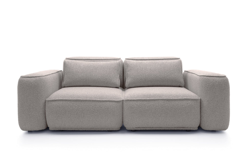 Sofa BILLY 2-vietė, bouclé linų