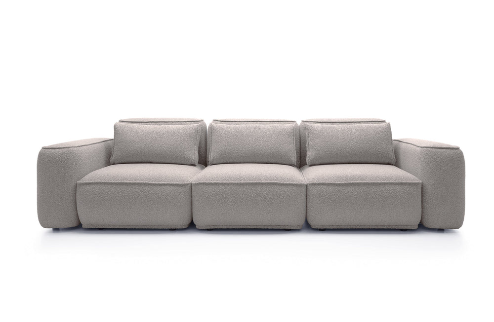 Sofa BILLY 3-vietė, bouclé linų