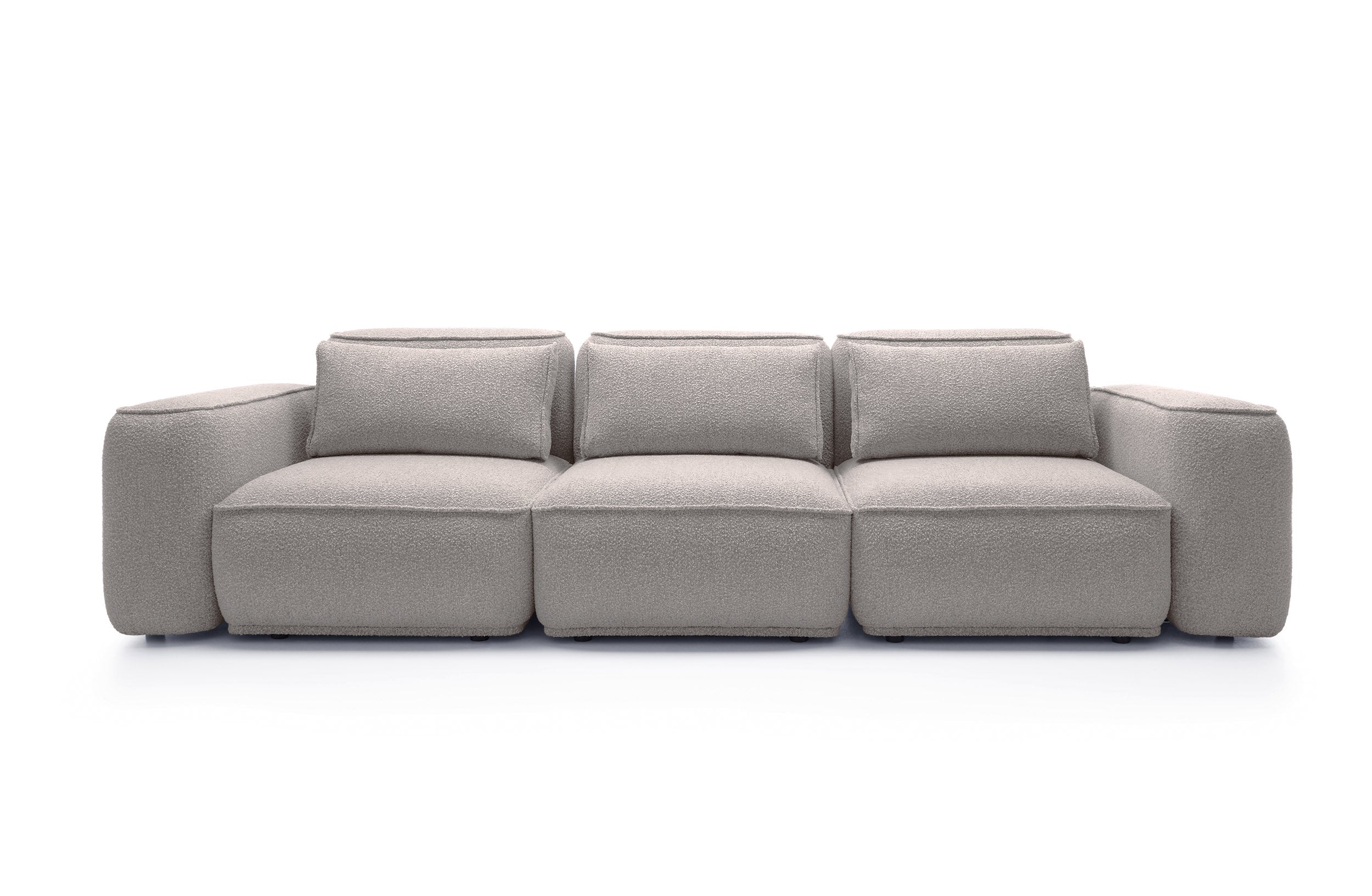 Sofa BILLY 3-vietė, bouclé linų