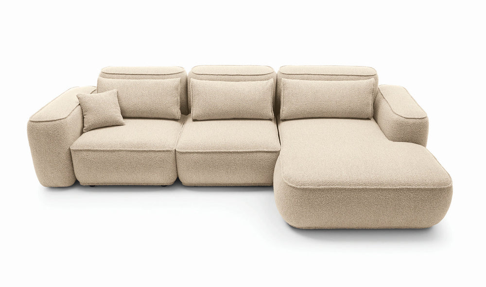 Kampinė sofa BILLY, smėlinė