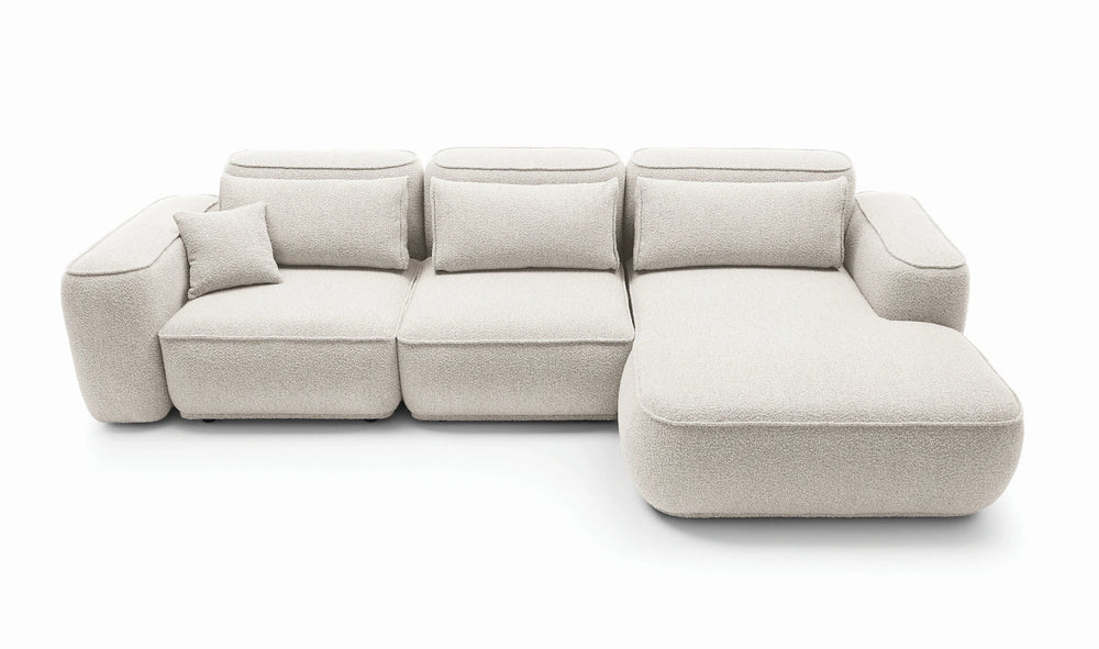 Kampinė sofa BILLY, kreminė