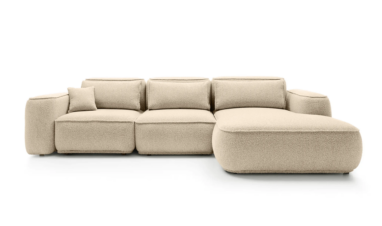 Kampinė sofa BILLY, smėlinė