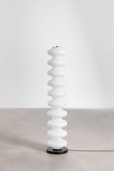Grīdas lampa BOLI, krēmkrāsas, 155 cm