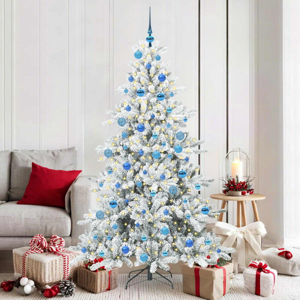 Artificial Foldable Christmas Tree CRYSTAL PINE, with 300 LED 180 cm.