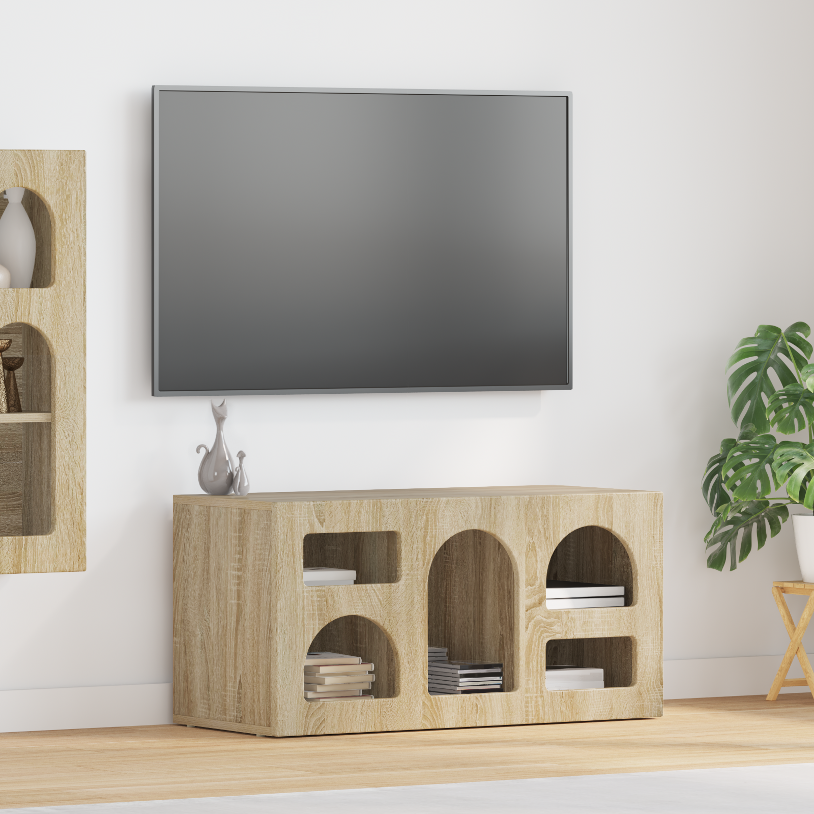 TV cabinet Sonoma oak 80 x 35 x 40 cm
