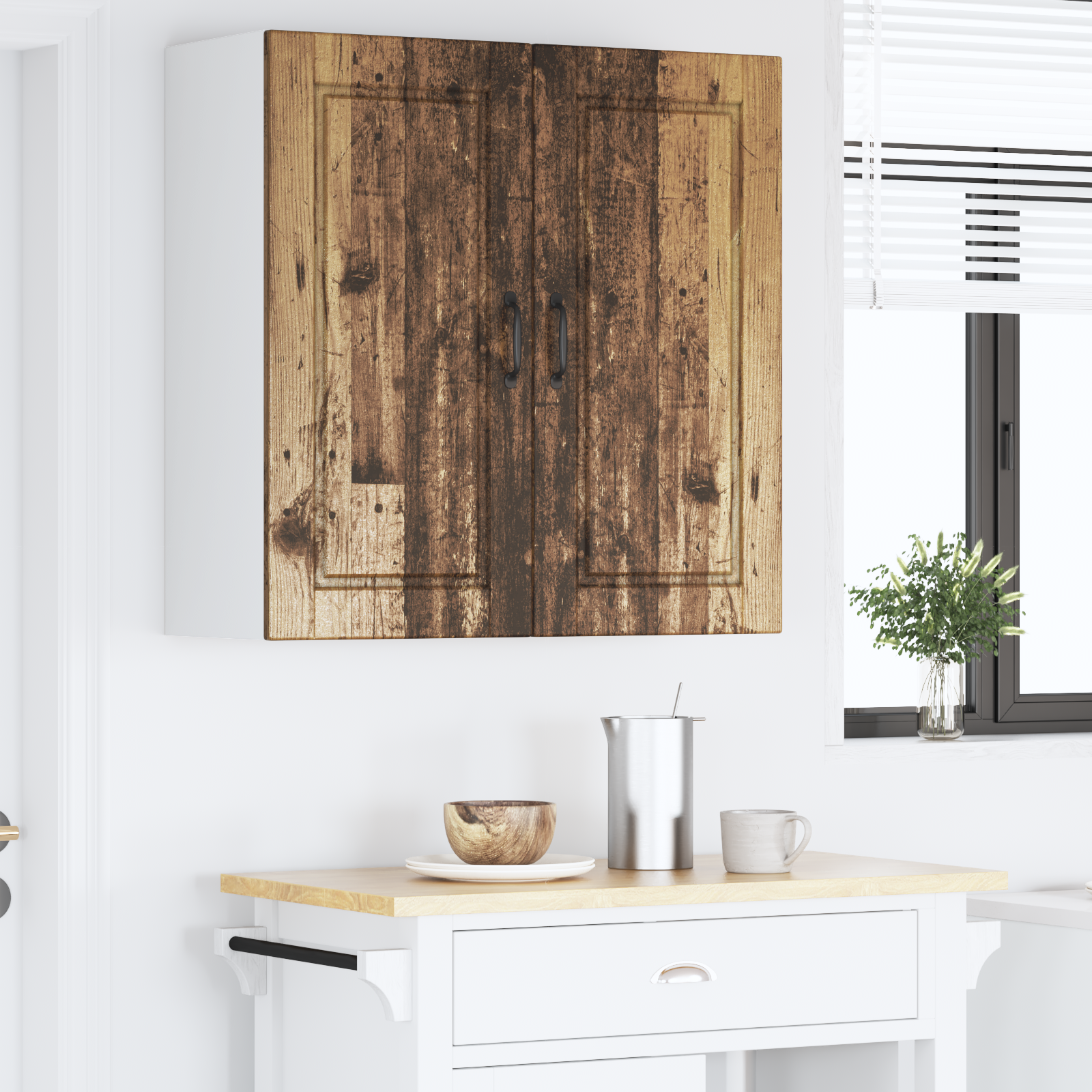 Virtuvės spintelė Senas medis 80 x 31 x 80 cm Apdirbta mediena