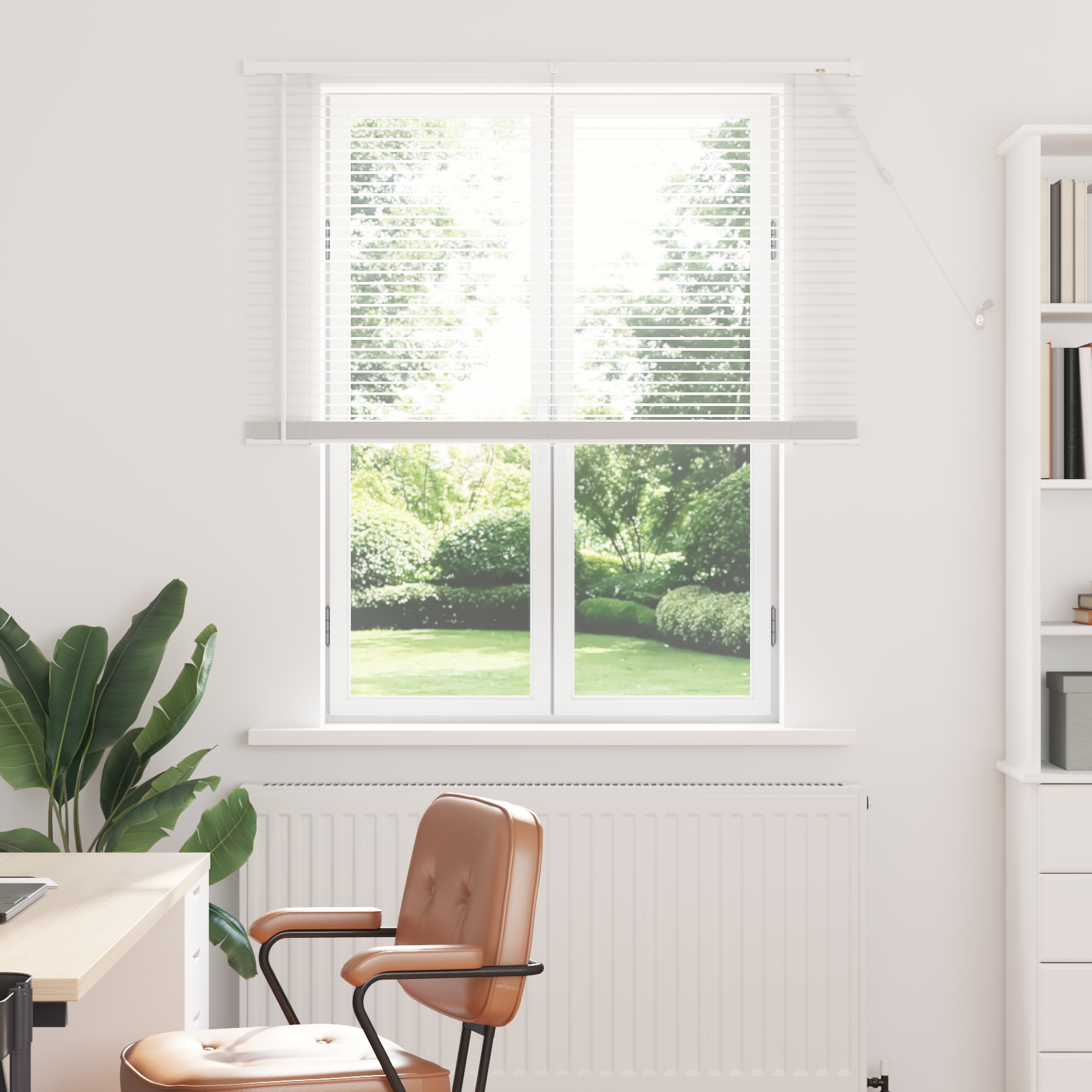 Venēcijas žalūzijas Regulējamas Baltas 150 x 120 cm PVC