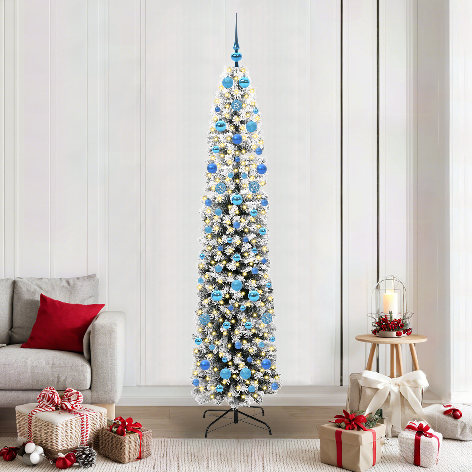 Dirbtinė Kalėdų eglutė BLOOM AURORA, Žalia 210 cm. , plienas , plastikas