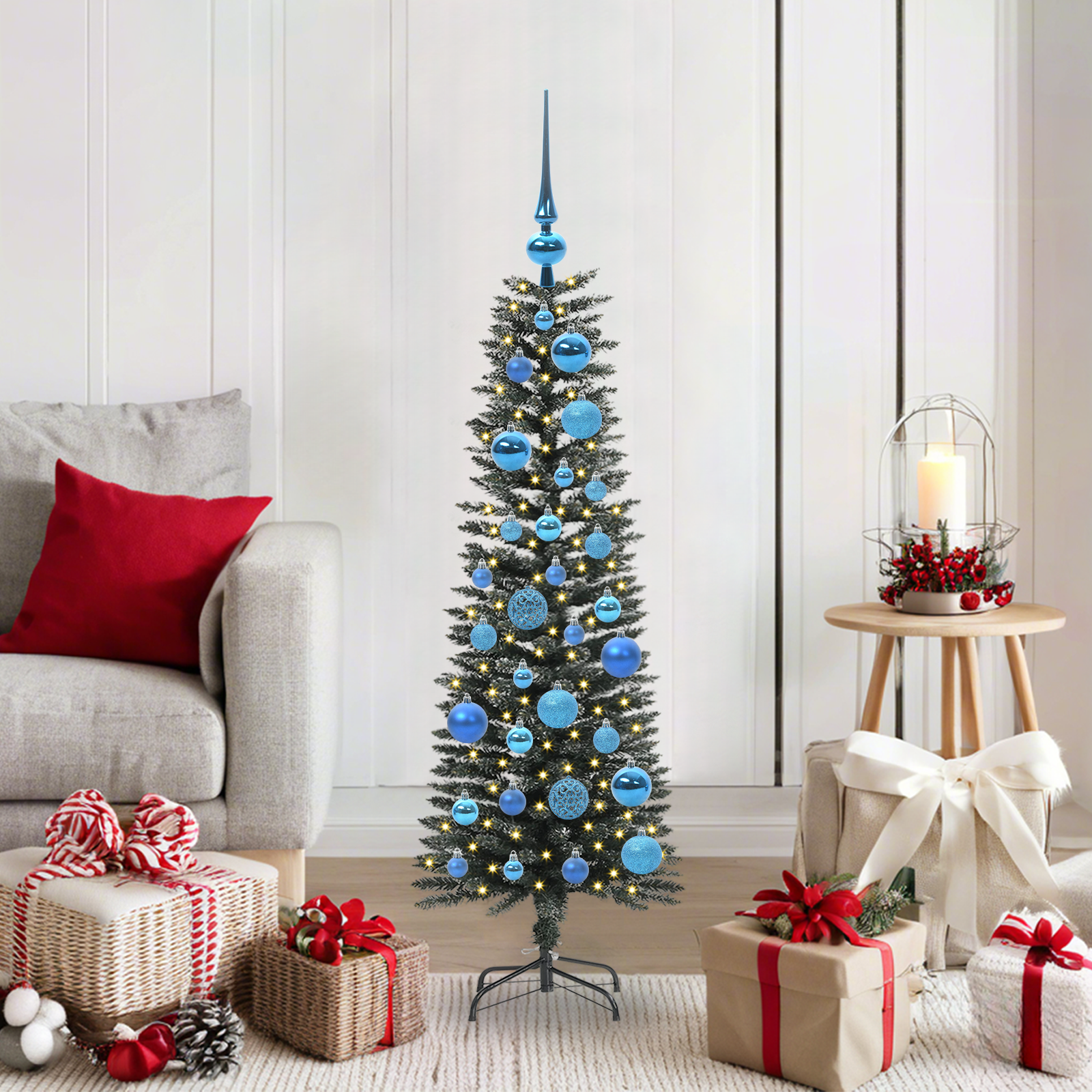 Dirbtinė Kalėdų eglutė PINE AK, Žalia 120 cm. , plastikas ir plienas