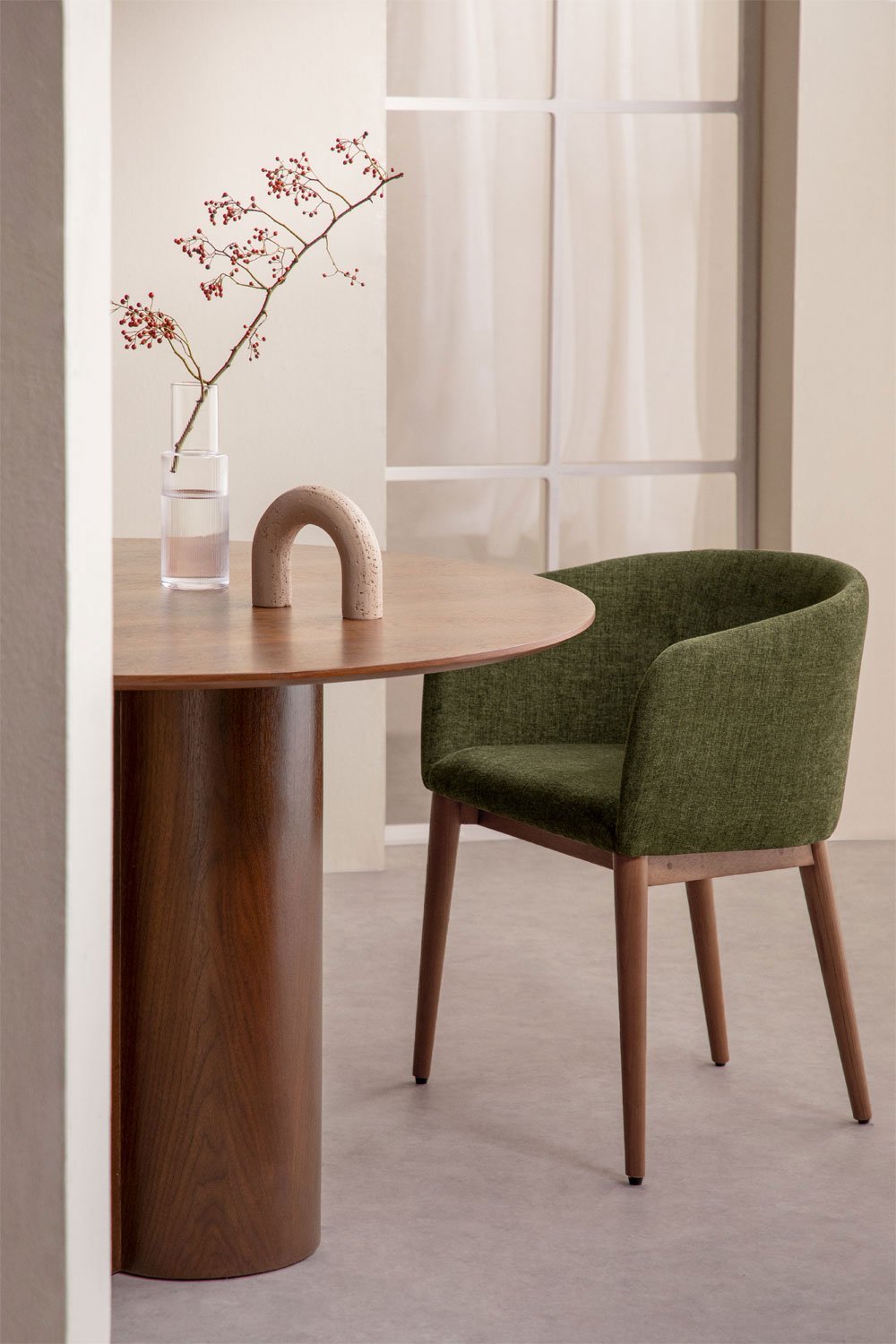 Valgomojo kėdė SOLUARO su porankiais