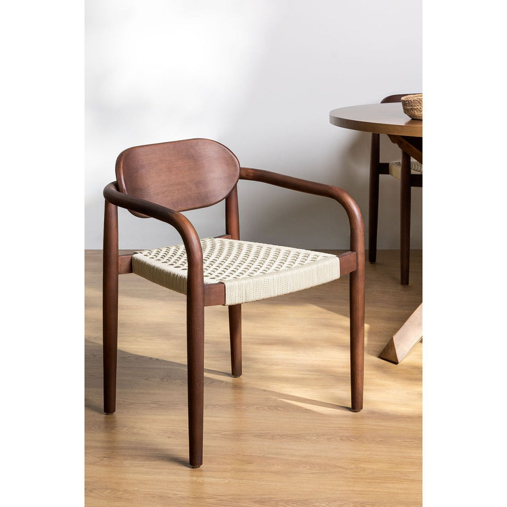 Kėdė Naele, eukalipto mediena, ruda