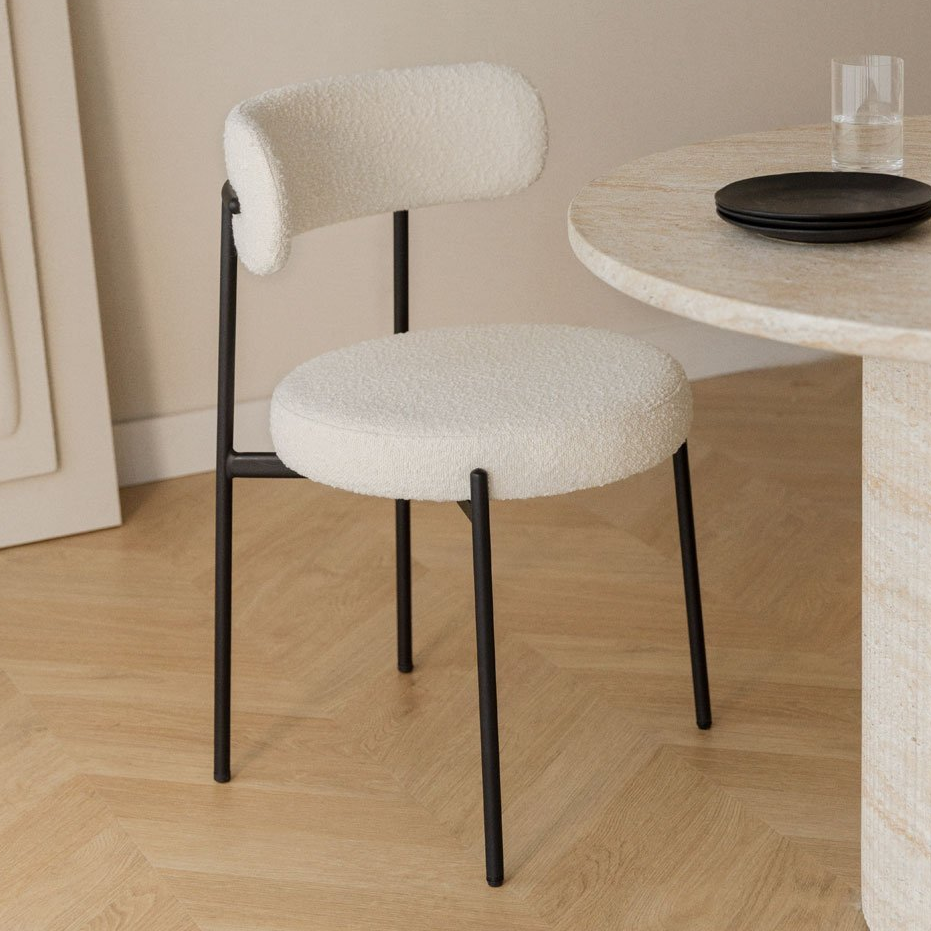 Valgomojo kėdė CALAINO, metalas