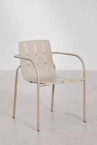 Valgomojo kėdė SOLOIRO su porankiais industriniam interjerui