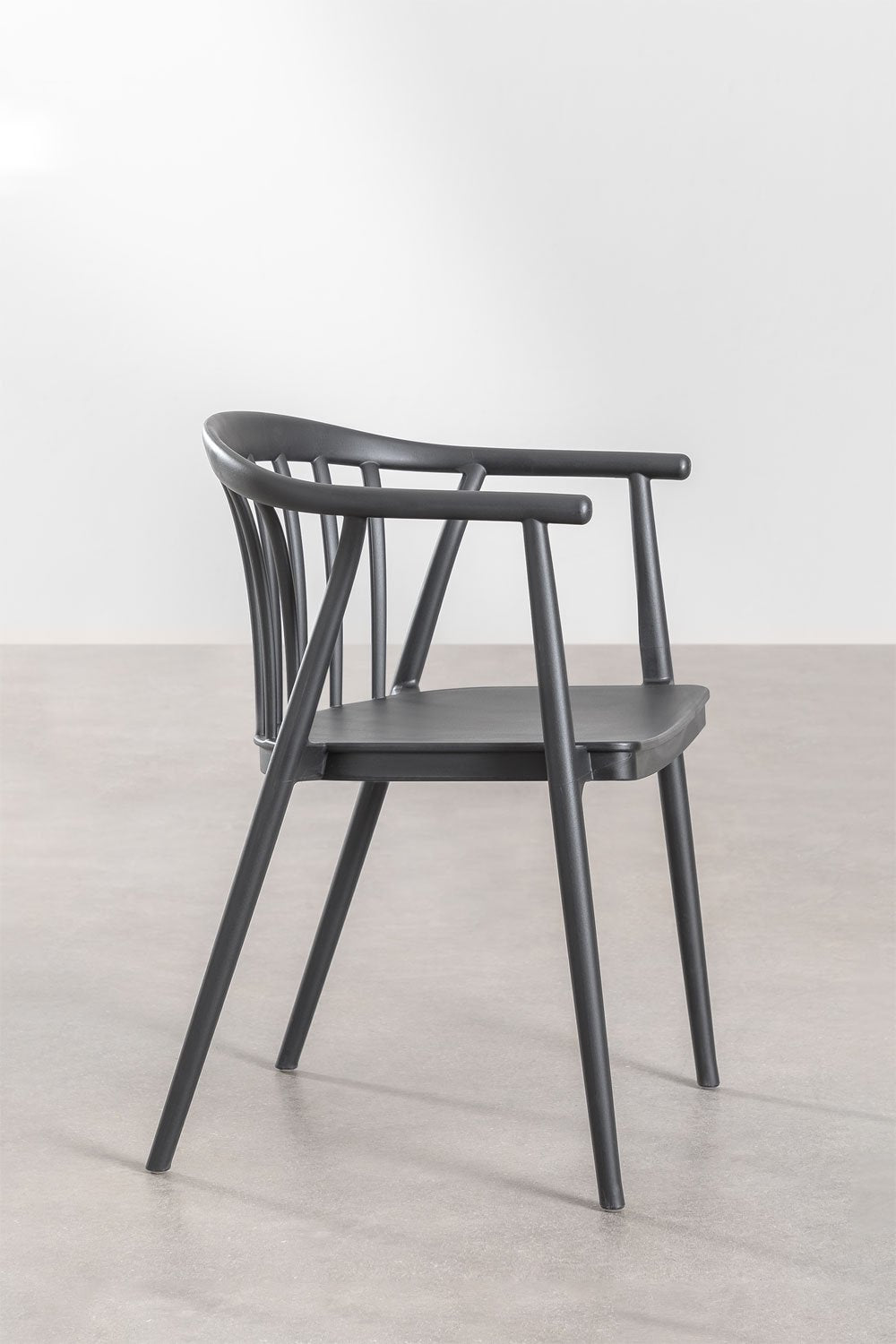 Dining chair GAROURA, graphite grey