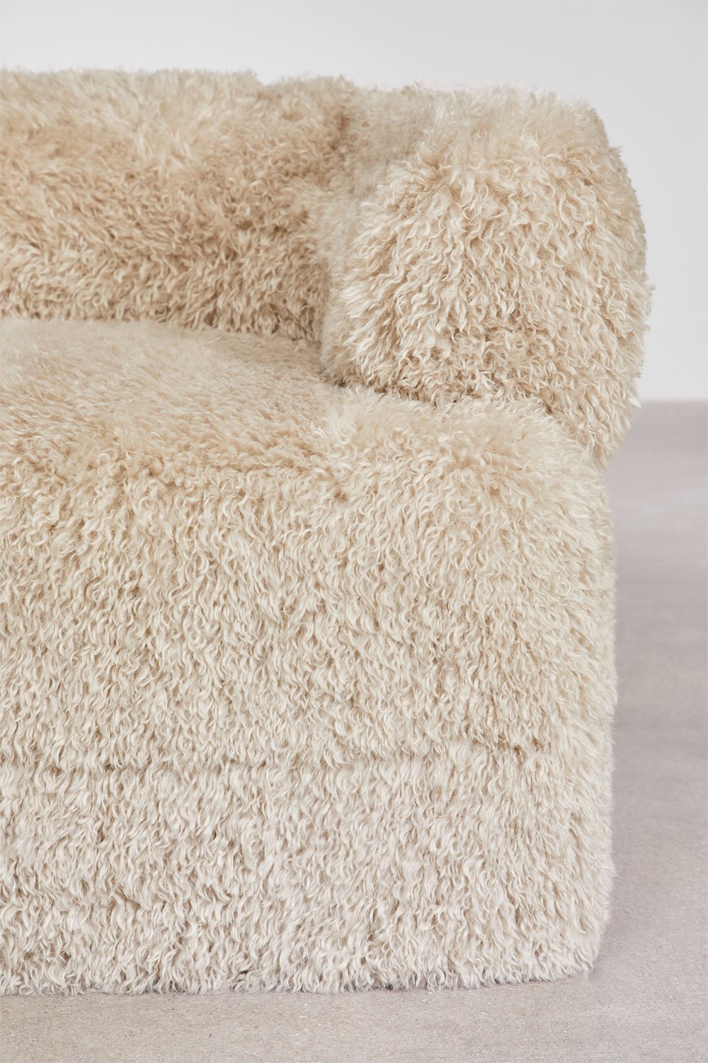 Fotelis NAVAORA, kreminis