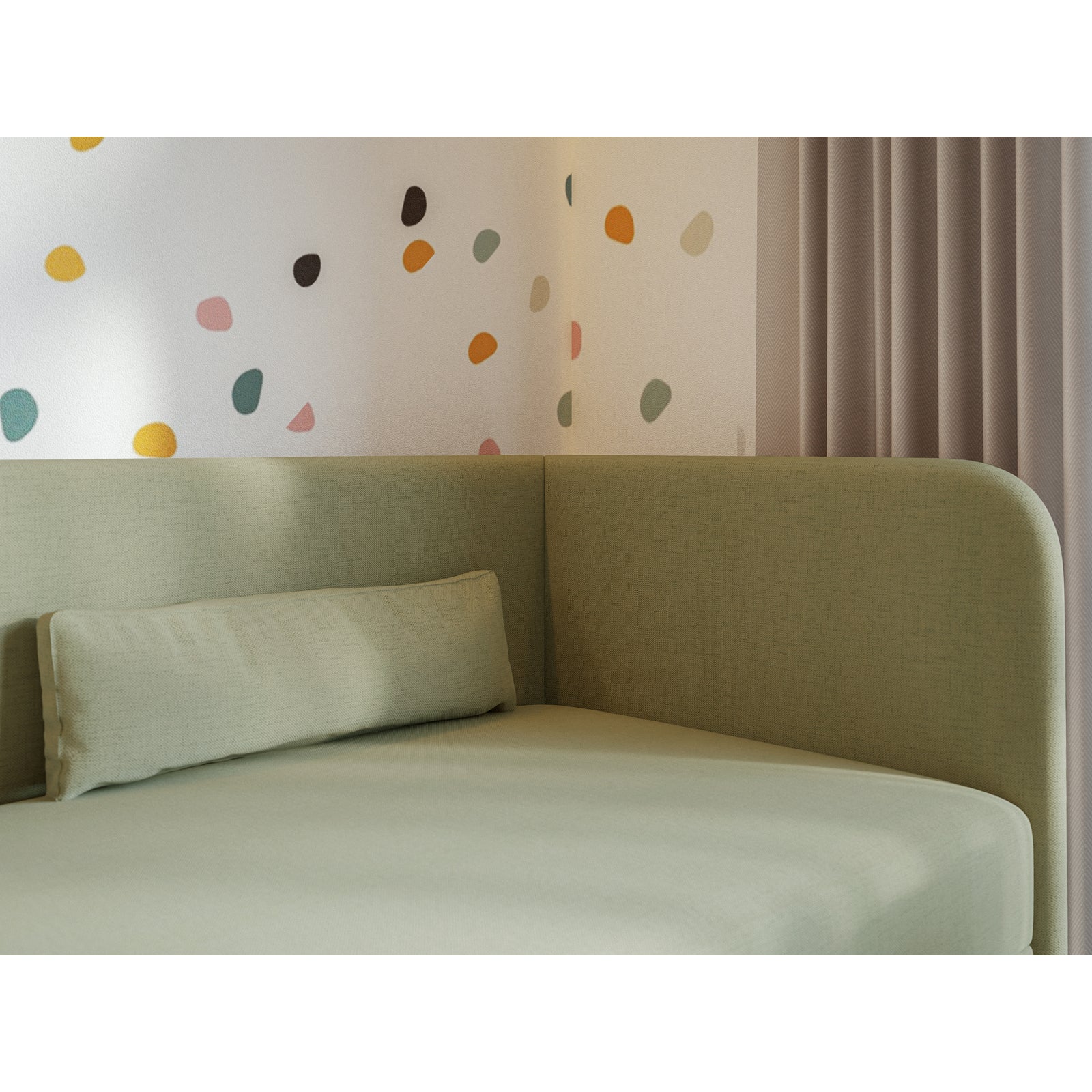 Jaunuolio lova CALMMO, 90x200, dešinė