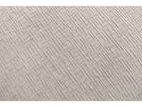 Kampinė sofa JEANNE, 4 moduliai + kampas + pufas, smėlinė audinio tekstūra