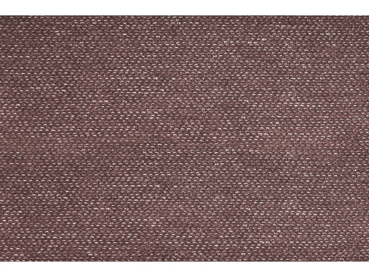 Kampinė modulinė sofa MEGEVE, rožinė, su pufu vaizdas iš šono