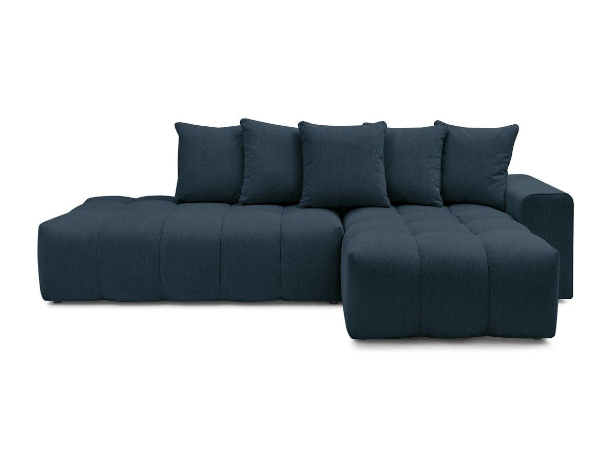 Kampinė sofa MONT-BLANC, tamsiai mėlyna detalės vaizdas