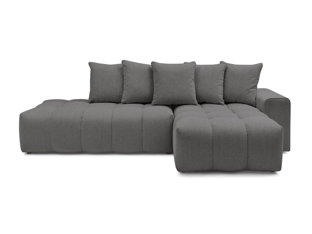 Kampinė sofa MONT-BLANC, tamsiai pilka detalės vaizdas