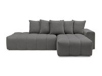 Kampinė sofa MONT-BLANC, tamsiai pilka detalės vaizdas