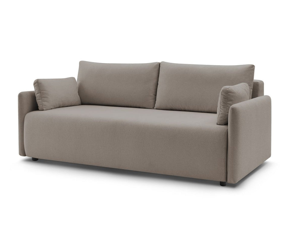 Sofa MARCEL, rusvai pilka su pagalvėlėmis