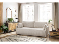 Sofa MARCEL, veliūras, smėlinė audinio tekstūra