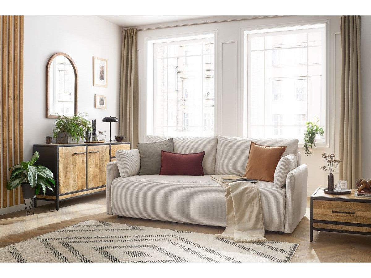 Sofa MARCEL, veliūras, smėlinė detalės vaizdas