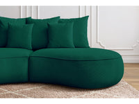 Sofa 3 vietų SAINT-GERMAIN, žalia šalia kavos staliuko
