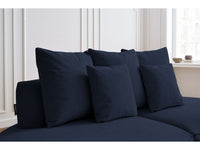 Sofa 3 vietų SAINT-GERMAIN, tamsiai mėlyna vaizdas iš priekio
