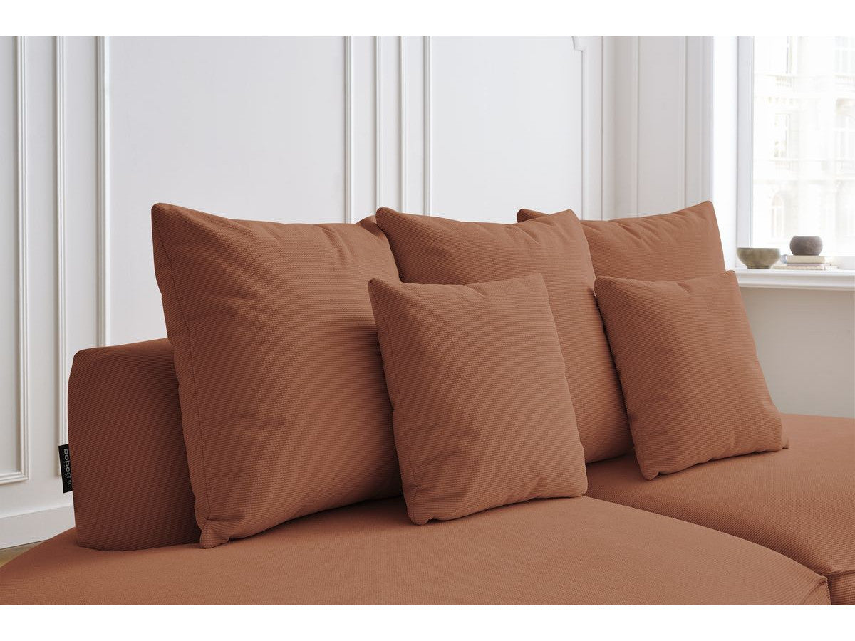 Sofa 3 vietų SAINT-GERMAIN, oranžinė vaizdas iš priekio