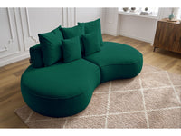 Sofa 3 vietų SAINT-GERMAIN, žalia detalės vaizdas